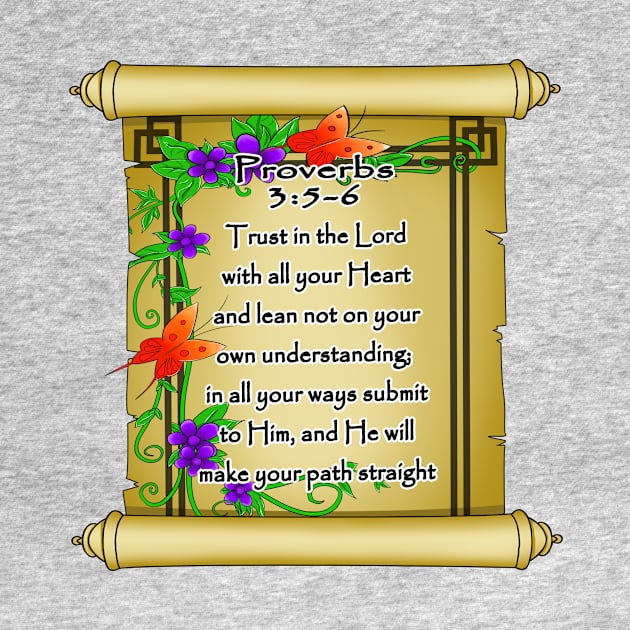 Bible Verse About Trust Provers 3:5-6 Trust in the Lord by jeric020290